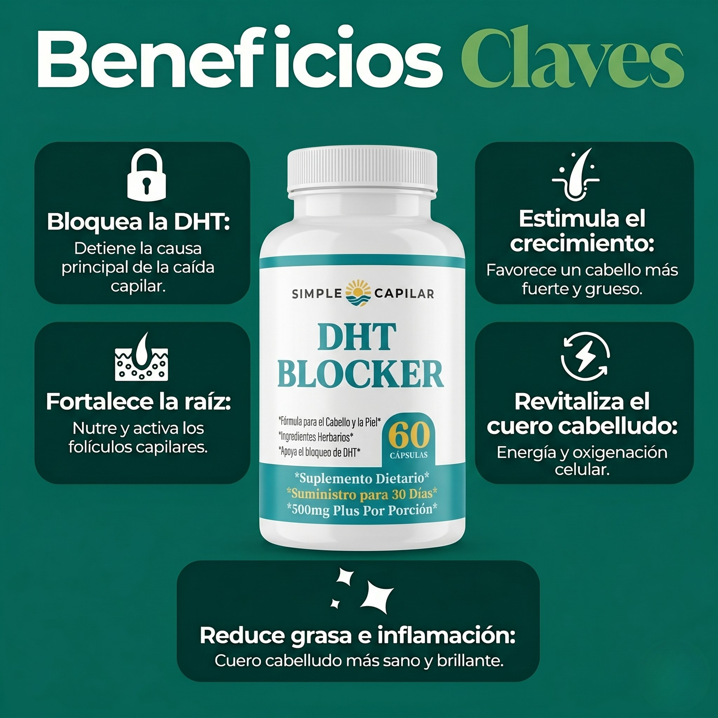 DHT Blocker - Detiene la Caída Capilar Precio habitual
